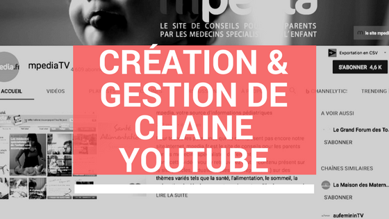 création de chaine youtube création de chaine youtube